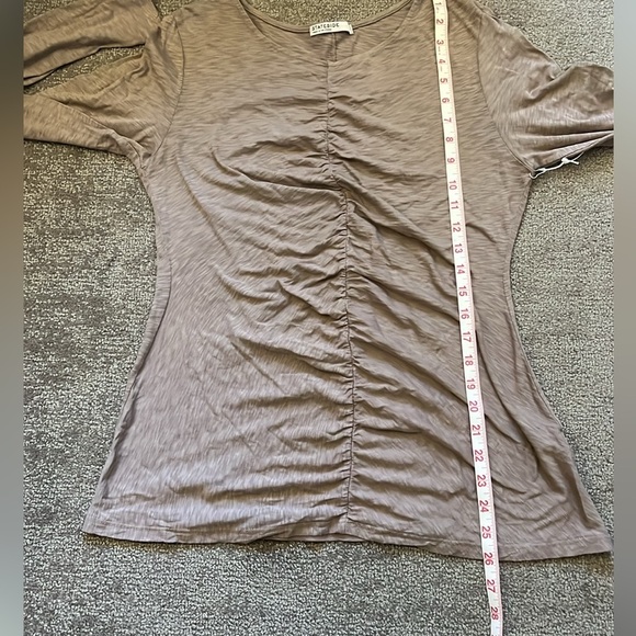 NWT Stateside Tan Pima Cotton Long sleeve Size XL - Picture 3 of 9